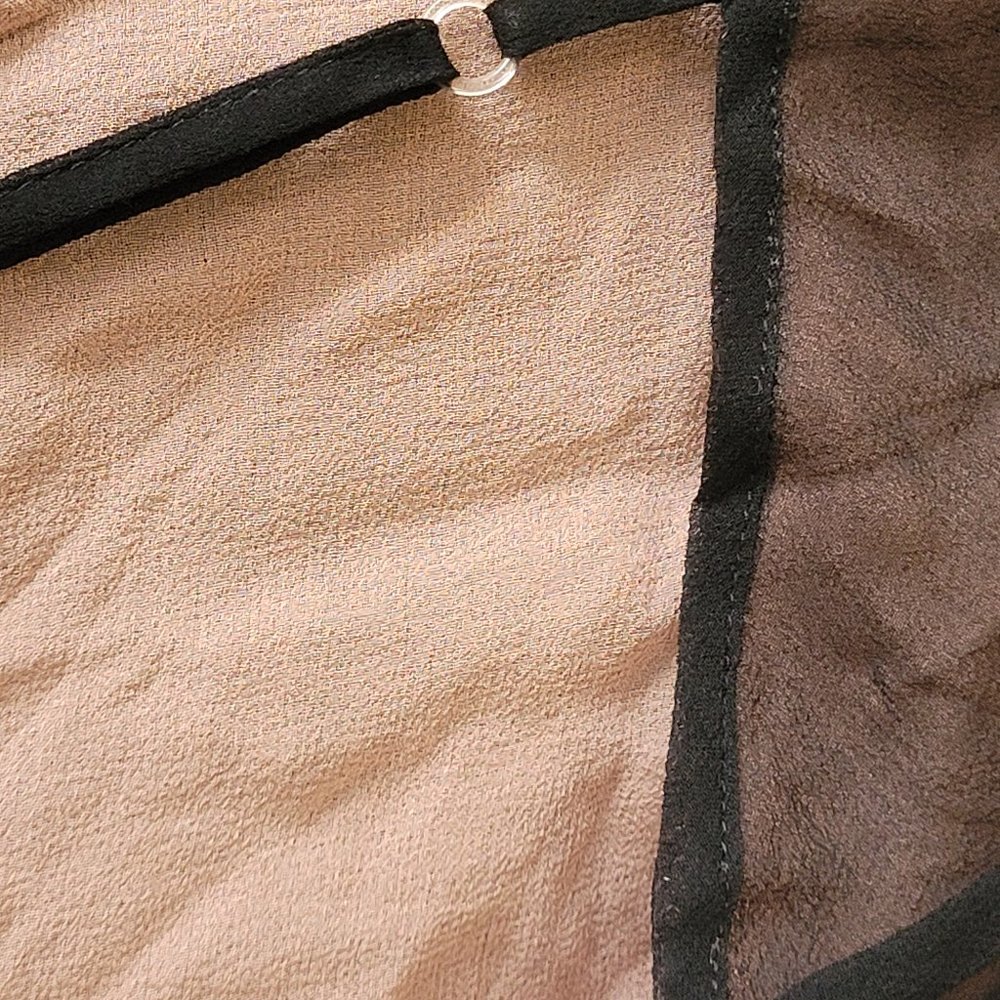 Small, "Mary Green," Black over Pink (Brown Look) Petticoat, Nighty, Beach Cover